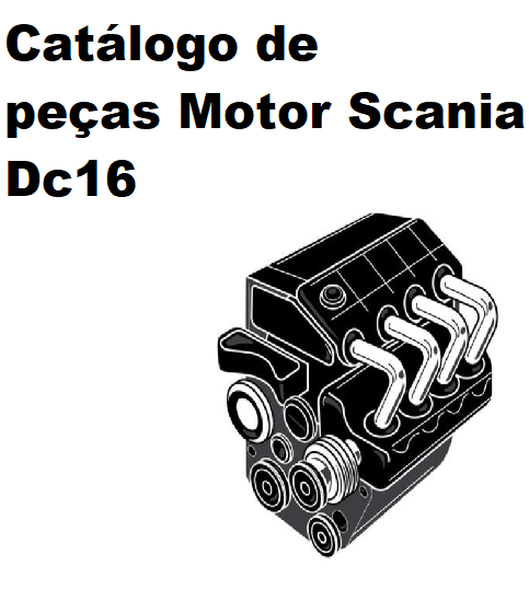 Catálogo de peças motor Scania Dc16