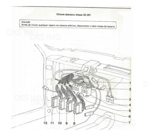 Esquema Elétrico E Localização De Componentes Passat 86-88
