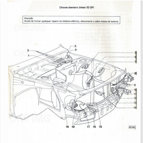 Esquema Elétrico E Localização De Componentes Passat 86-88