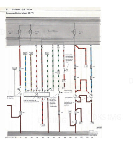 Esquema Elétrico E Localização De Componentes Passat 86-88