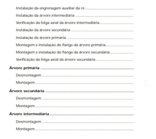 Manual De Serviço Caixa De Mundanças Fs-5205a Fs5205 + catalogo de peças