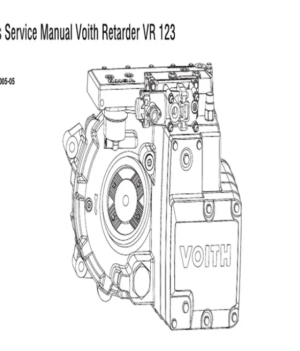 Aftersales Service Manual Voith Retarder VR 123