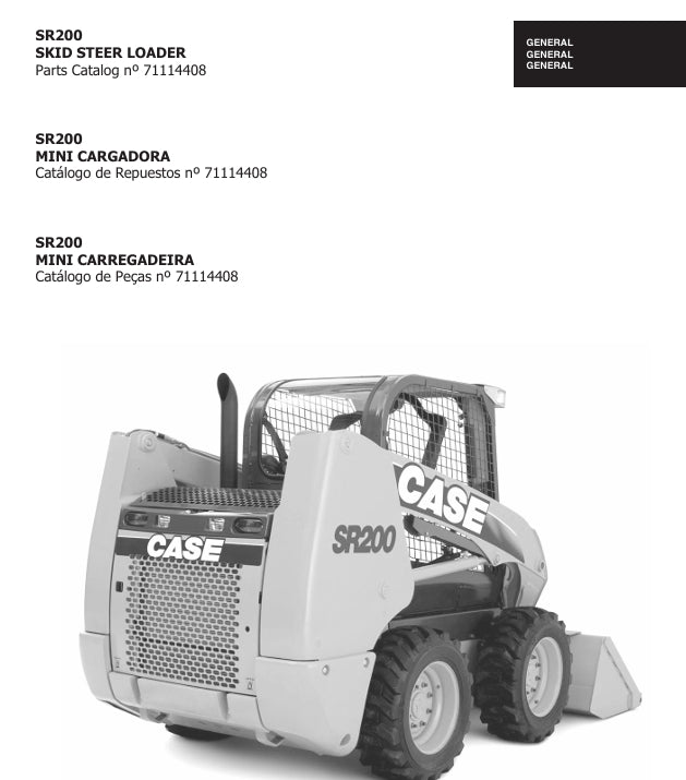 PARTS MANUAL SR200 CATALOGO DE PEÇAS