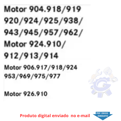Manual Técnico Motores Mercedes Benz Om 900 com medidas e torques