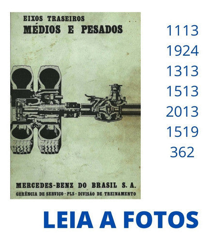 Manual Antigo De Serviços Mercedes Benz