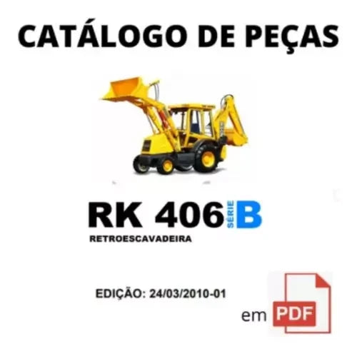Catalogo De Peças Retroescavadeira Randon Rk 406 Serie B