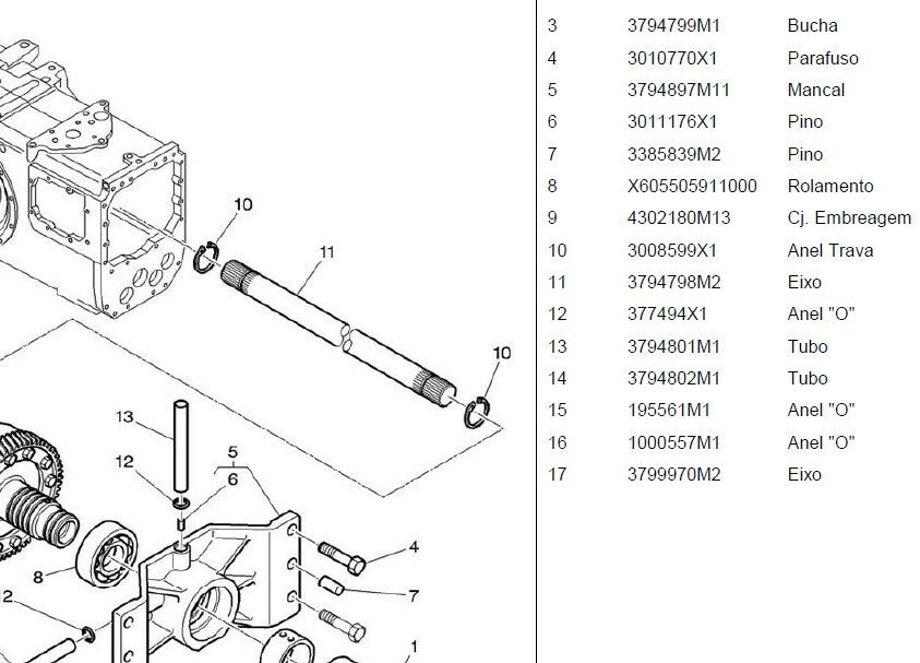Catálogo de peças valtra BT170 01