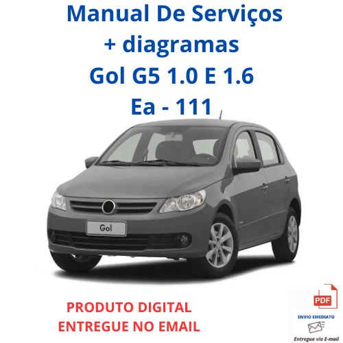 Manual De Serviços + diagramas Gol G5 1.0 E 1.6 Ea - 111