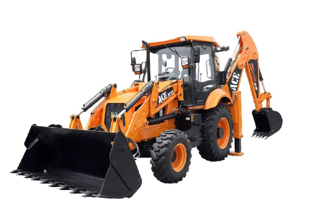 catálogo de peças ace retro escavadeira x-124 4wd ingles