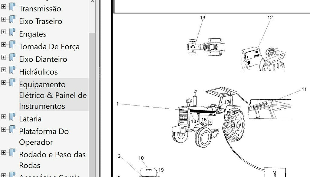 Catalogo de Peças Massey Fergusson 265 265 - 297MF