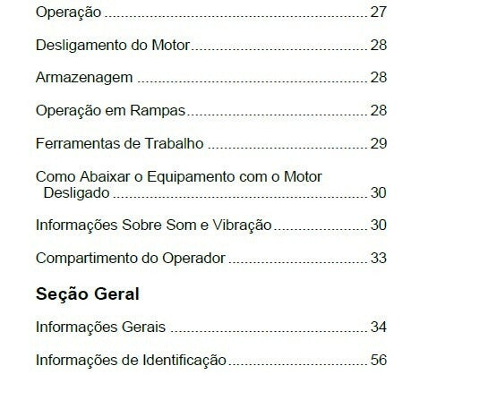 MANUAL DE OPERAÇÃO 950G E 962G