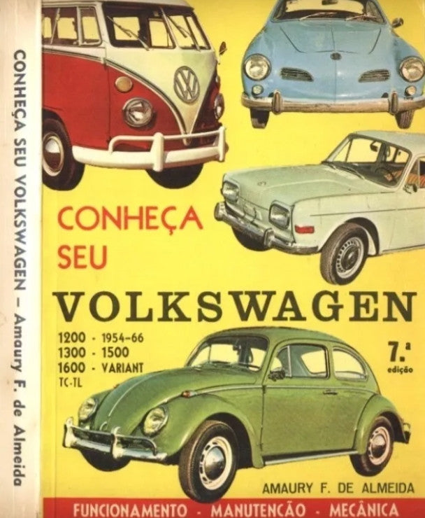Manual Técnico De Serviço Vw Fusca Kombi Karmann Tl Variant edicao Amaury F.