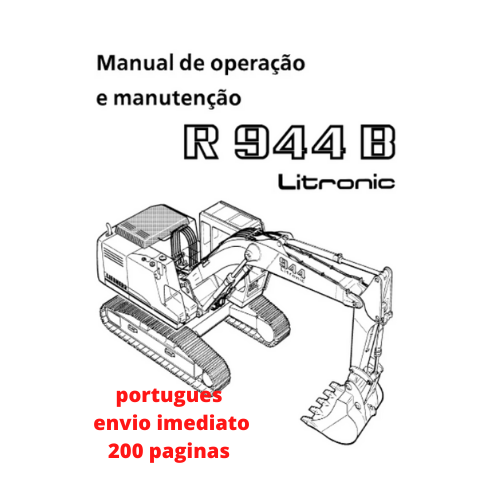 Manual de Operacao e Manutencao R944B Liebherr