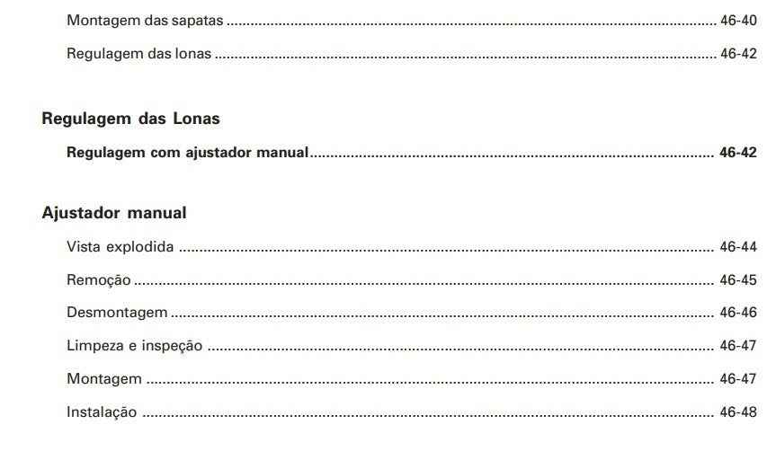 Manual de serviço constellation Sistema de Freios