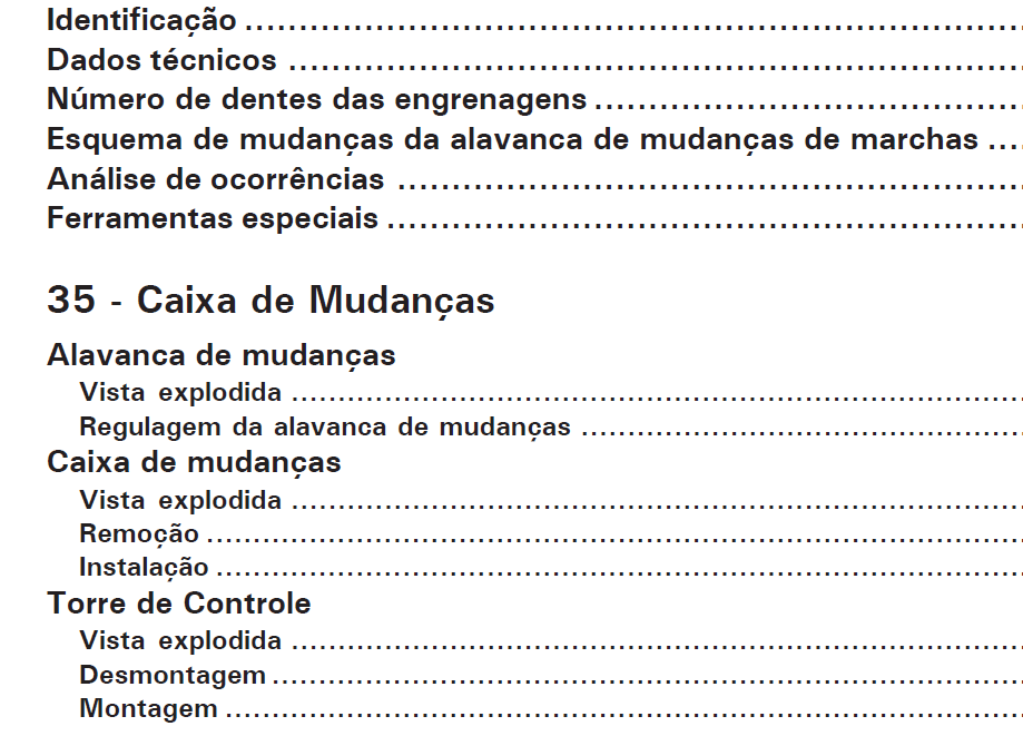 Manual Transmissao FS 5306A 6306A 6306B FSB 5406A 6206A FSO 6406A