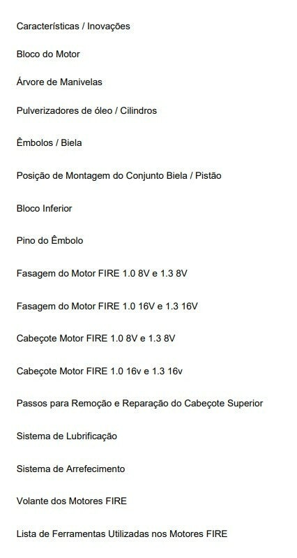 Manual de motor fire fiat 1.0 1.3 e 8v e 16v