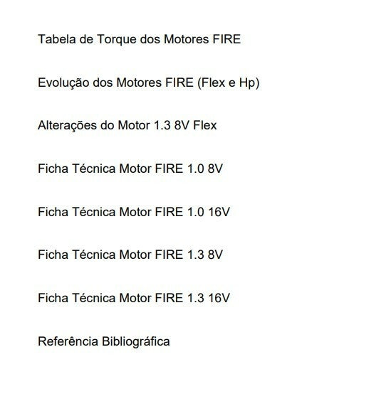 Manual de motor fire fiat 1.0 1.3 e 8v e 16v