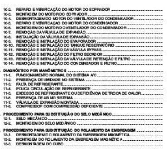 Manual De Serviço Ar Condicionado Denso Ônibus Ld8i, 6c500c