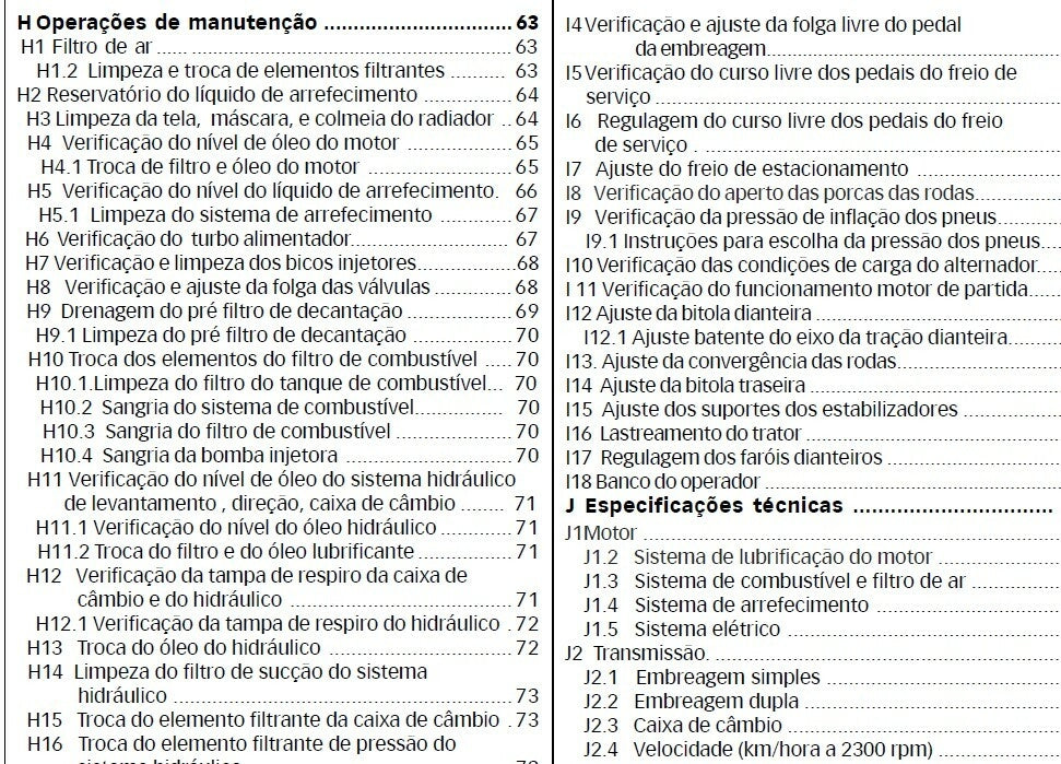 Manual do operador Trator Valtra BH 180