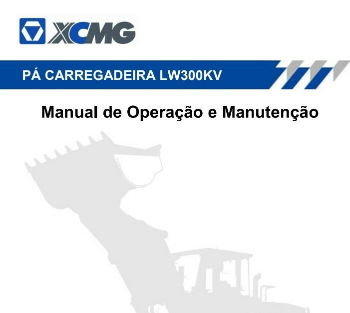 Manual de Operacao e Manutencao pa carregadeira LW300KV+ esquemas hidráulicos e elétricos