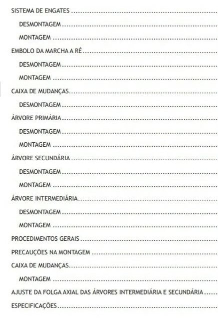 Manual De Reparo caixa de Câmbio Cambio Fs 5406 A eaton
