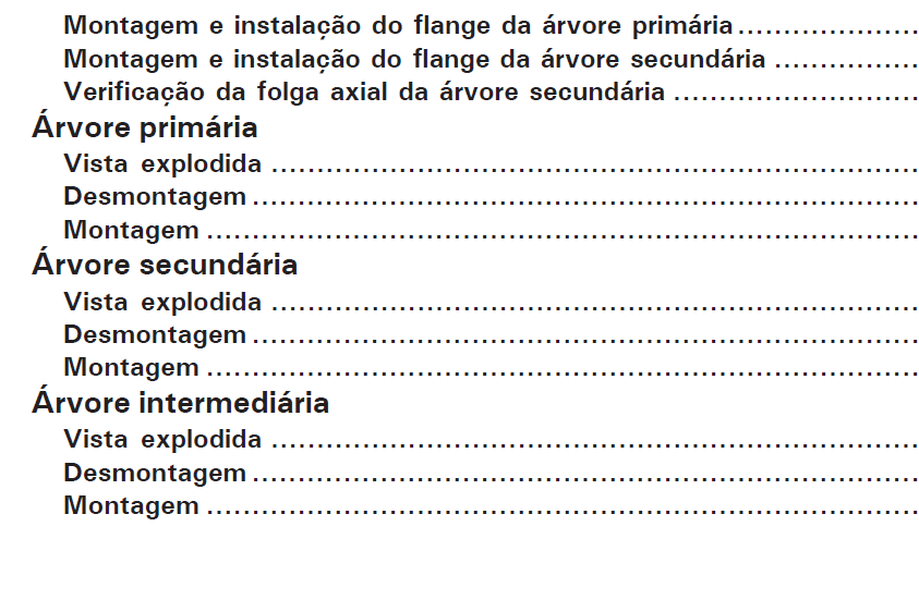 Manual Transmissao FS 5306A 6306A 6306B FSB 5406A 6206A FSO 6406A