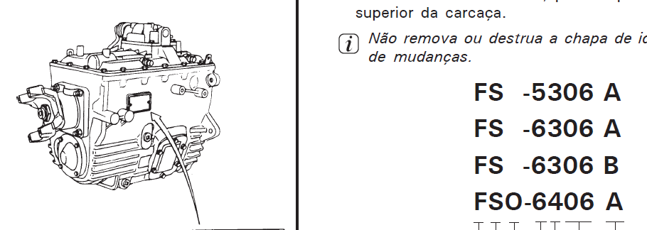 Manual Transmissao FS 5306A 6306A 6306B FSB 5406A 6206A FSO 6406A
