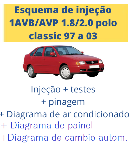 Esquema Elétrico Injeção Polo Classic 1avp E 1avb- 97/01