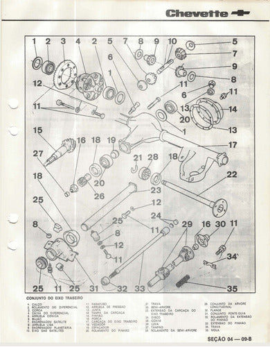 Manual De Serviços Mecânico Chevette 1.4 1.6 S Sl E Hatch