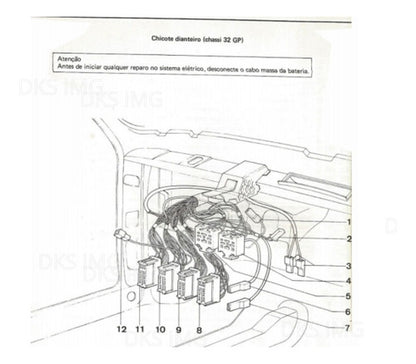 Esquema Elétrico E Localização De Componentes Passat 86-88