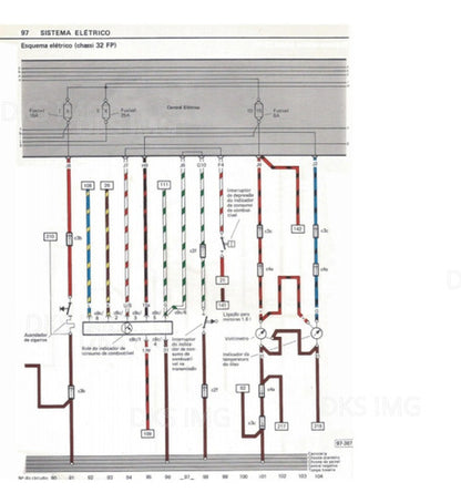 Esquema Elétrico E Localização De Componentes Passat 86-88