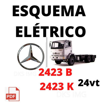 Esquema Elétrico Mercedes Benz 2423 B 2423 K