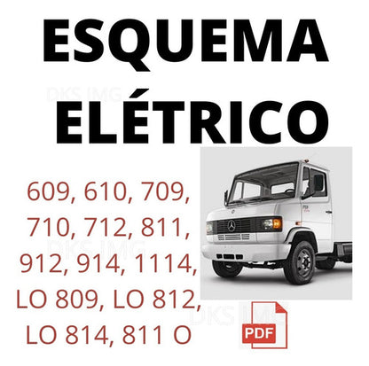 Esquema Elétrico Mercedes 609 610 709 710 811 912 914 1114