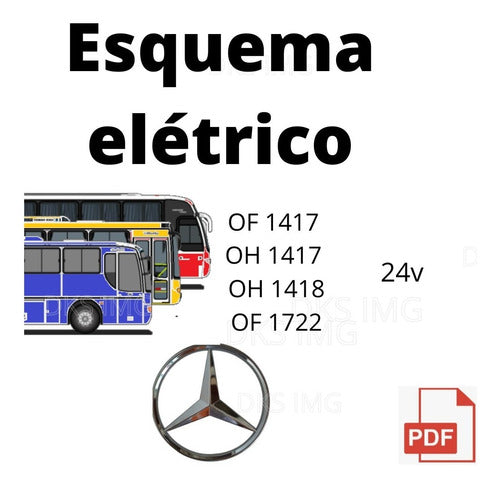 Esquema Elétrico Mercedes Of 1417 Oh 1417 Oh 1418 Of 1722