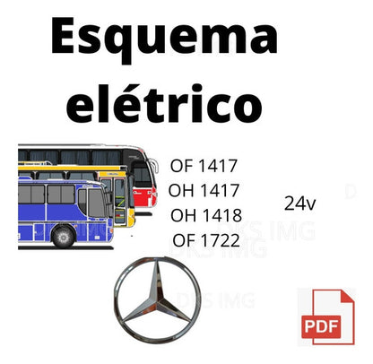 Esquema Elétrico Mercedes Of 1417 Oh 1417 Oh 1418 Of 1722