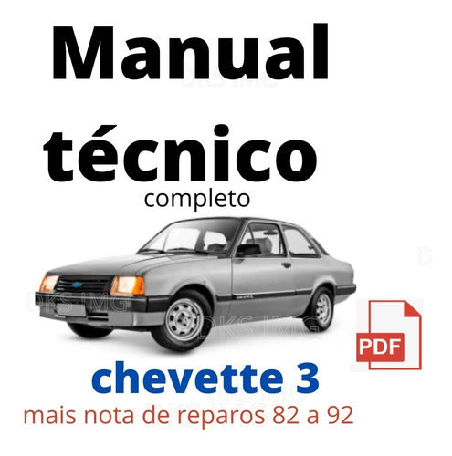 Manual De Serviço reparação Chevette 83 A 92