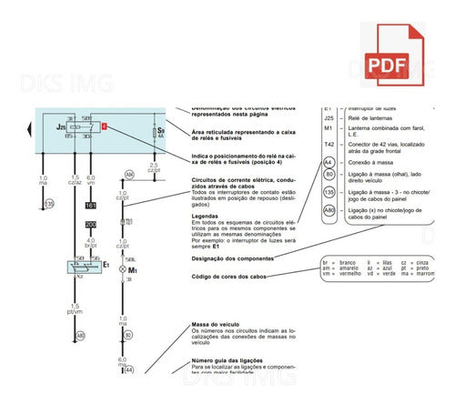 Esquema Elétrico micro onibus Volkswagen 8-150 / 9-150 / 9-150 OD eletronicos