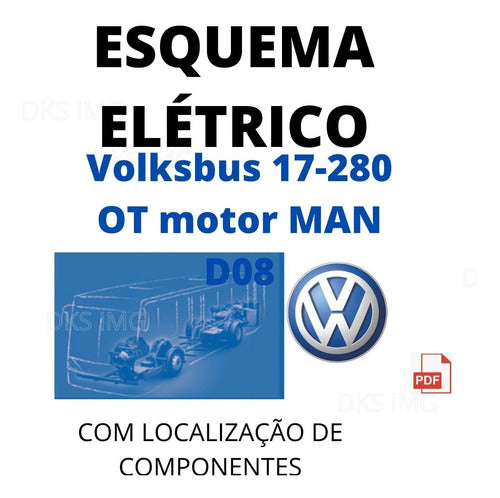 Esquema Elétrico Volksbus 17-280 Ot Motor Man Volkswagen