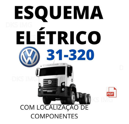 Esquema Eletrico Caminhão Vw Costellation 31-320 Oficial Vw