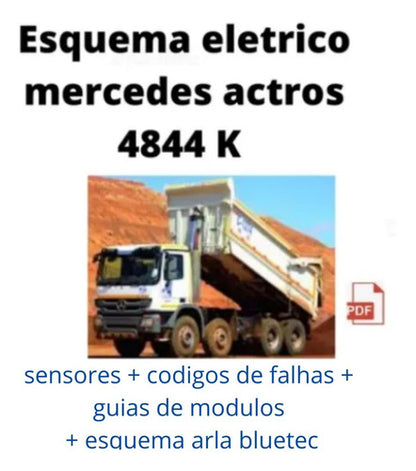 Esquema Eletrico Mercedes Caminhão Actros 4844 K