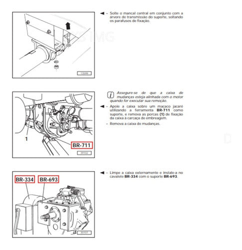 Manual De Serviço Caixa De Mundanças Fs-5205a Fs5205 + catalogo de peças