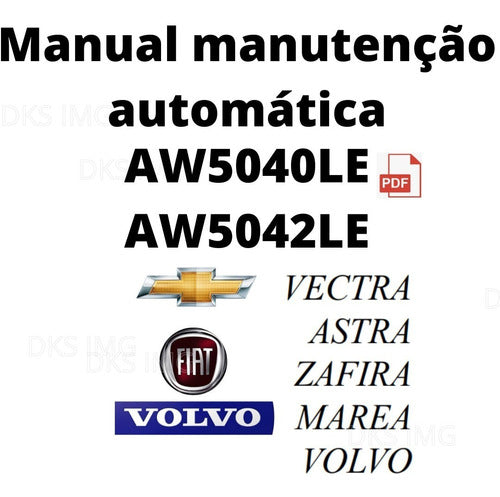 Manual Câmbio Automático Aw50-40 Aw50-42 Le