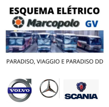 Esquema Diagrama Elétricos Ônibus Paradiso G5 E Viaggio Gv