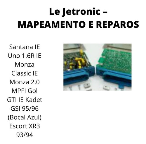 Manual Reparo De Modulo Le Jetronic