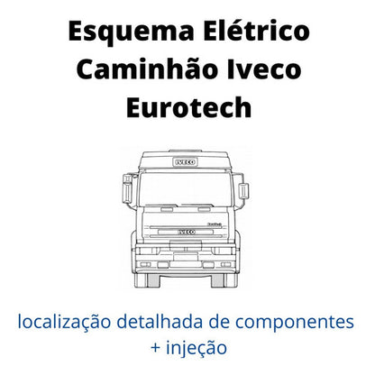 Esquema Elétrico Caminhão Iveco Eurotech +conectores +inje