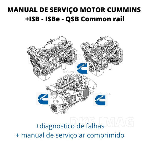 Manual De Reparos Oficina Motor Cummins Isb - Isbe - Qsb