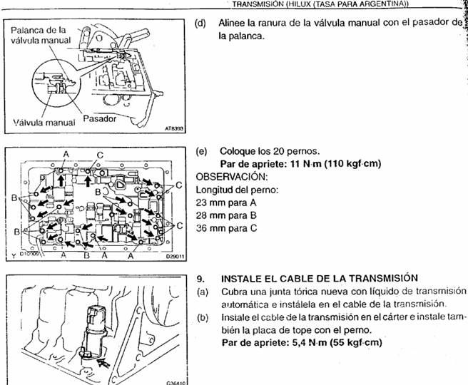 Manual de Servicio Toyota Hilux - Motores 1KD-FTV y 2KD-FTV (Taller y Reparación)