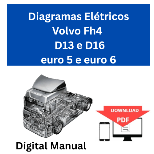 Esquemas Elétricos Volvo Fh4 completo D13 e D16 euro 5 e euro 6