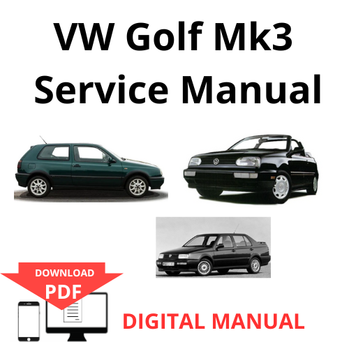 Volkswagen Golf Jetta GTI Cabrio Mk3 1993-1999 Service Manual
