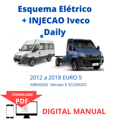 Esquema Elétrico E Inj Iveco Daily 35s14 / 45s17 / 55s17 / 70c17 2.012 A 19 Euro 5